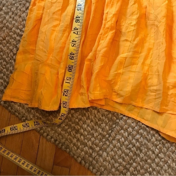 SKIES are blue summer maxi ruffled dress with spaghetti straps size large. New. - Picture 8 of 12